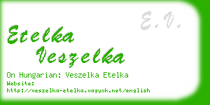 etelka veszelka business card